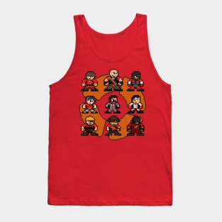 Team Fortress 2 Red Team-TF2 8bit Pixel Art Tank Top